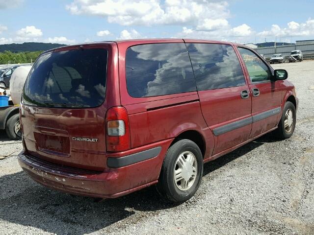 1GNDX03E53D150744 - 2003 CHEVROLET VENTURE RED photo 4