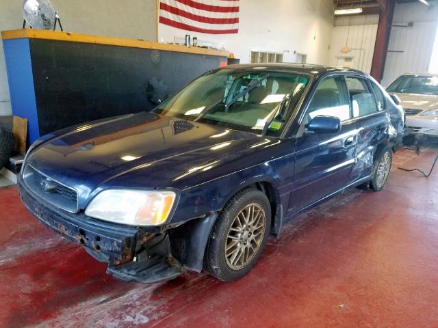 4S3BE635237201253 - 2003 SUBARU LEGACY L BLUE photo 2