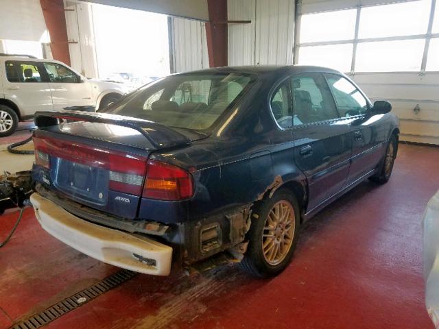 4S3BE635237201253 - 2003 SUBARU LEGACY L BLUE photo 4