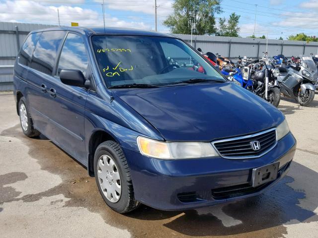 2HKRL185XYH516658 - 2000 HONDA ODYSSEY LX BLUE photo 1