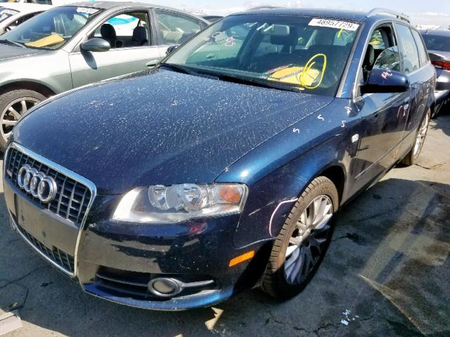 WAUKF78E98A153690 - 2008 AUDI A4 2.0T AV TURQUOISE photo 2