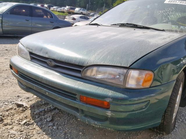 JF1GF6357SH813398 - 1995 SUBARU IMPREZA L GREEN photo 9