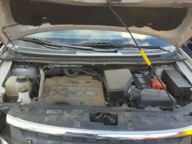 2FMDK3JC7BBB66969 - 2011 FORD EDGE SEL SILVER photo 7