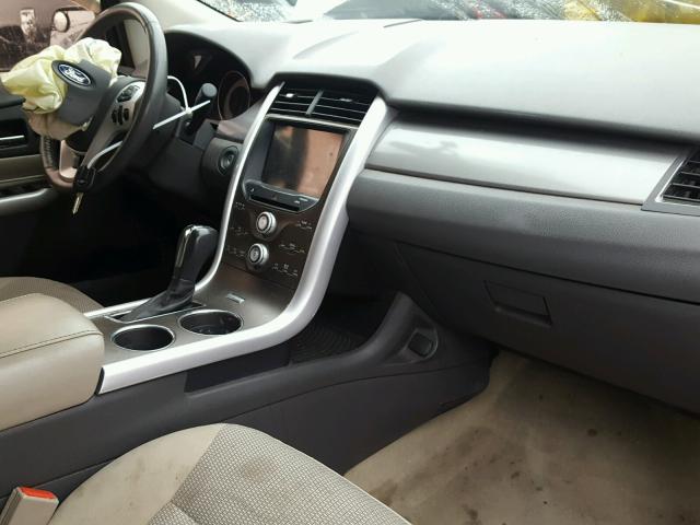 2FMDK3JC7BBB66969 - 2011 FORD EDGE SEL SILVER photo 9