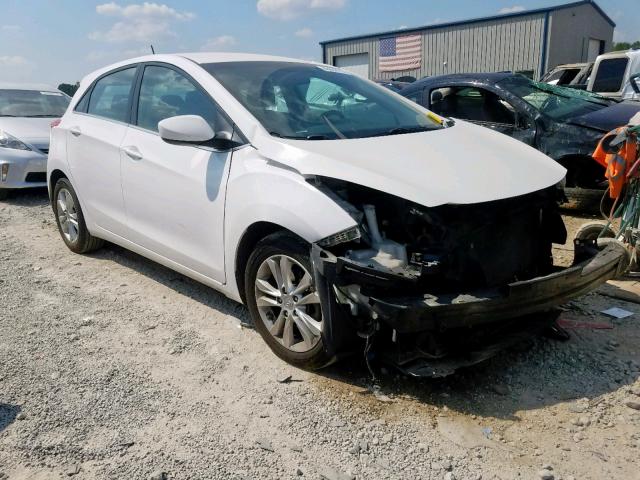 KMHD35LH8EU172389 - 2014 HYUNDAI ELANTRA GT WHITE photo 1