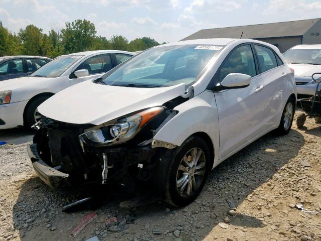 KMHD35LH8EU172389 - 2014 HYUNDAI ELANTRA GT WHITE photo 2