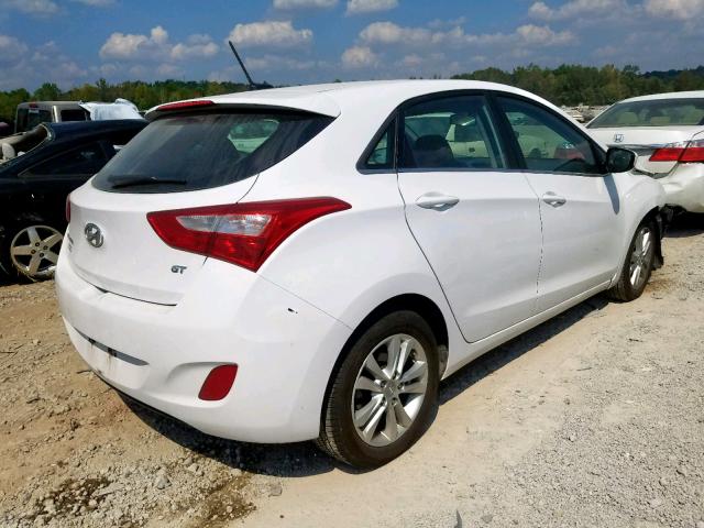 KMHD35LH8EU172389 - 2014 HYUNDAI ELANTRA GT WHITE photo 4