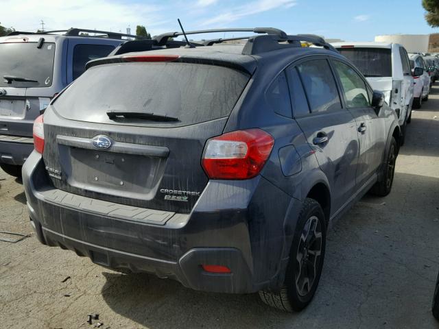 JF2GPABC1G8251453 - 2016 SUBARU CROSSTREK GRAY photo 4