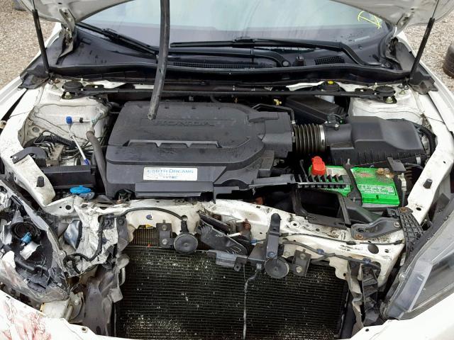 1HGCR3F82FA023558 - 2015 HONDA ACCORD EXL WHITE photo 7