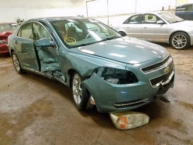1G1ZH57B294145303 - 2009 CHEVROLET MALIBU 1LT GREEN photo 1