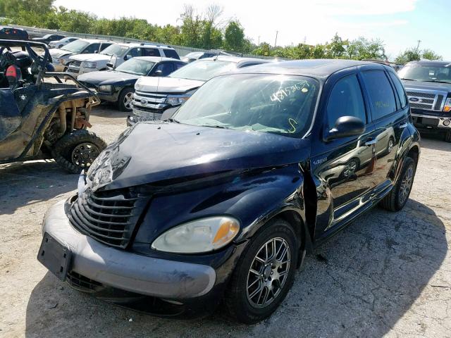 3C4FY58B62T226779 - 2002 CHRYSLER PT CRUISER BLACK photo 2