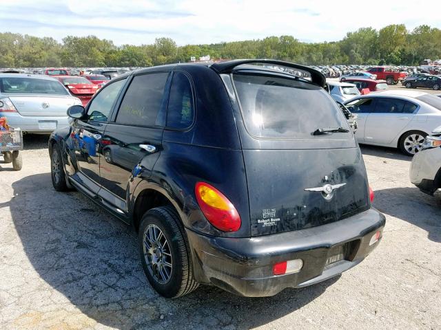 3C4FY58B62T226779 - 2002 CHRYSLER PT CRUISER BLACK photo 3