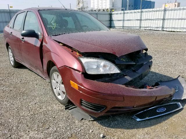 1FAFP34N46W102720 - 2006 FORD FOCUS ZX4 BURGUNDY photo 1