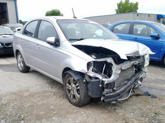 KL1TD5DE7BB143658 - 2011 CHEVROLET AVEO LS SILVER photo 1