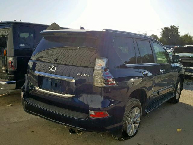 JTJBM7FX6H5160986 - 2017 LEXUS GX BLUE photo 4