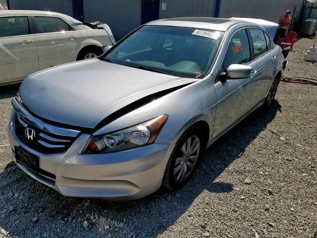 1HGCP2F80CA127963 - 2012 HONDA ACCORD EXL SILVER photo 2