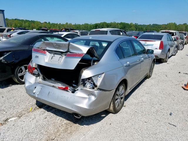 1HGCP2F80CA127963 - 2012 HONDA ACCORD EXL SILVER photo 4