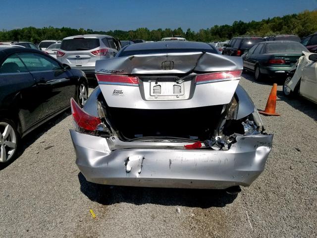 1HGCP2F80CA127963 - 2012 HONDA ACCORD EXL SILVER photo 9