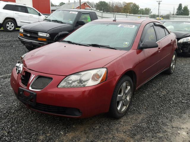 1G2ZH528054146063 - 2005 PONTIAC G6 GT BURGUNDY photo 2