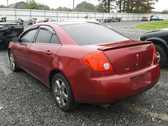 1G2ZH528054146063 - 2005 PONTIAC G6 GT BURGUNDY photo 3