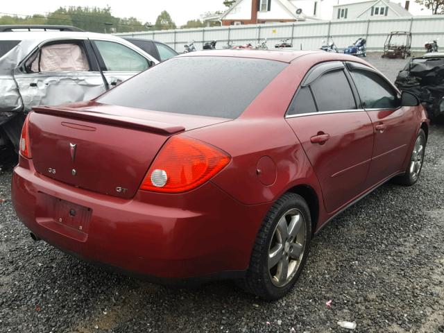 1G2ZH528054146063 - 2005 PONTIAC G6 GT BURGUNDY photo 4