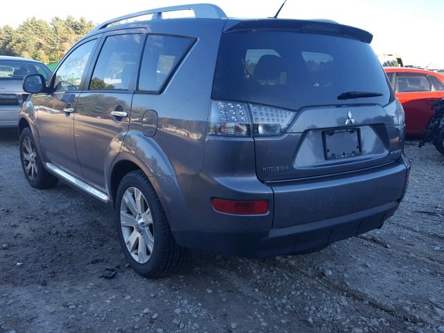 JA4LT31W79Z013453 - 2009 MITSUBISHI OUTLANDER GRAY photo 3