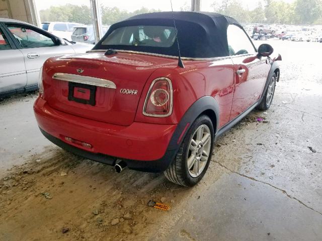 WMWSY1C50DT429302 - 2013 MINI COOPER ROA RED photo 4