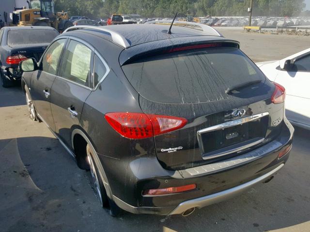 JN1BJ0RRXHM416801 - 2017 INFINITI QX50 BLACK photo 3