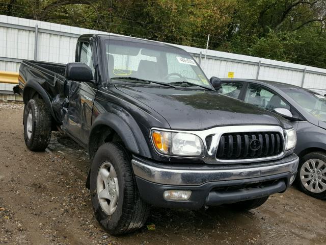 5TEPM62N21Z722974 - 2001 TOYOTA TACOMA BLACK photo 1