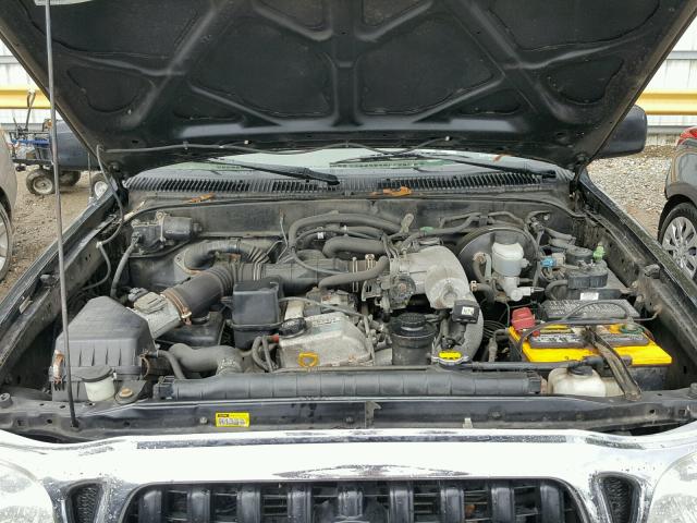 5TEPM62N21Z722974 - 2001 TOYOTA TACOMA BLACK photo 7