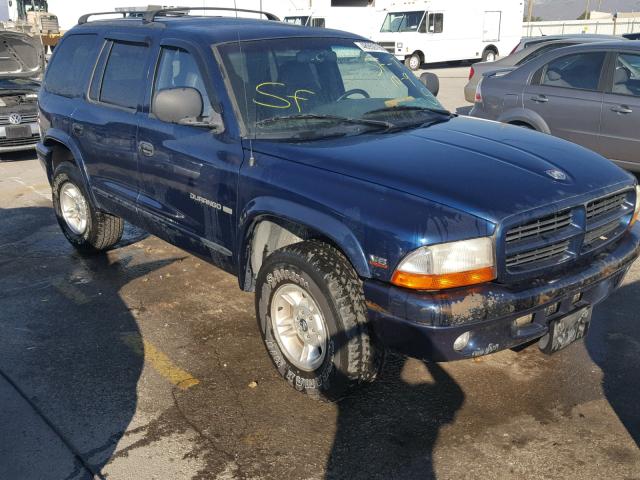 1B4HS28Z7XF576426 - 1999 DODGE DURANGO BLUE photo 1