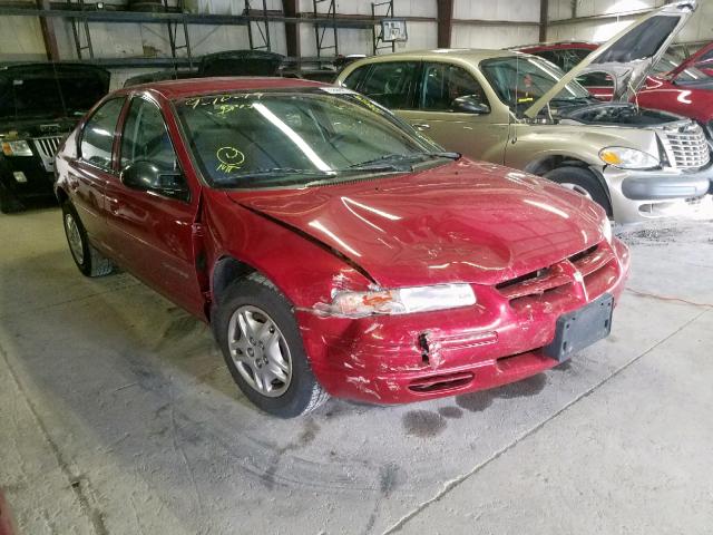 1B3EJ46X6YN307736 - 2000 DODGE STRATUS SE RED photo 1