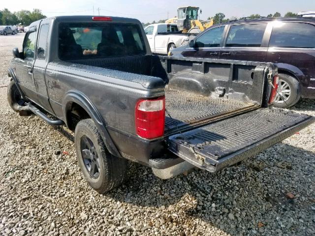 1FTYR15EX4PA27044 - 2004 FORD RANGER SUP GRAY photo 3