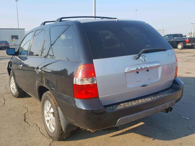 2HNYD18613H530252 - 2003 ACURA MDX TOURIN BLACK photo 3