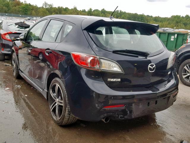 JM1BL1H66A1184550 - 2010 MAZDA 3 S BLACK photo 3