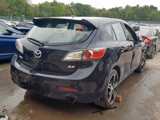 JM1BL1H66A1184550 - 2010 MAZDA 3 S BLACK photo 4