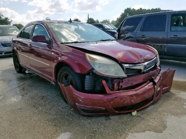 1G8ZS57B18F261873 - 2008 SATURN AURA XE MAROON photo 1