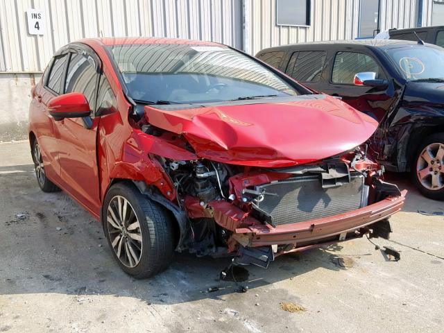 3HGGK5H87FM778299 - 2015 HONDA FIT EX RED photo 1