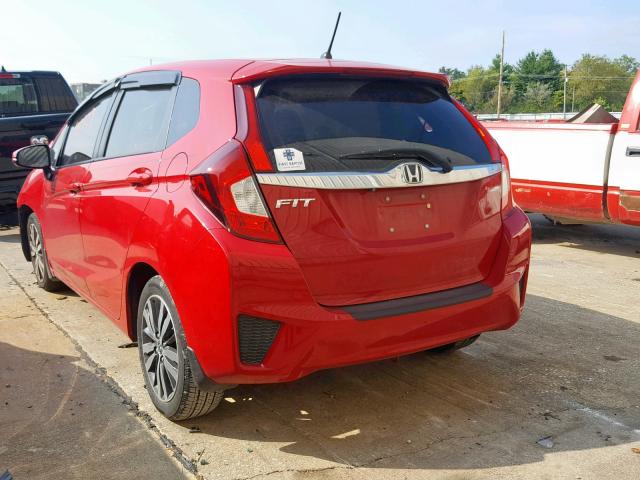 3HGGK5H87FM778299 - 2015 HONDA FIT EX RED photo 3