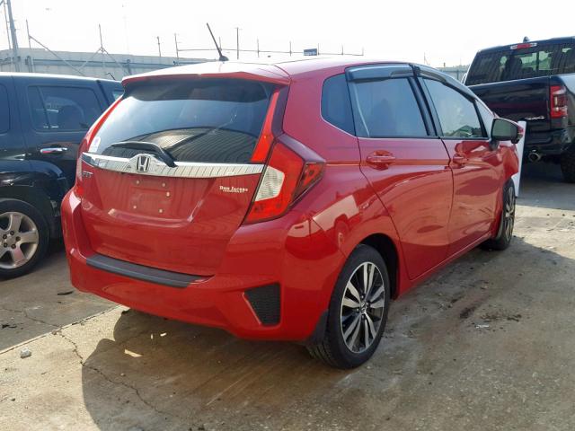 3HGGK5H87FM778299 - 2015 HONDA FIT EX RED photo 4