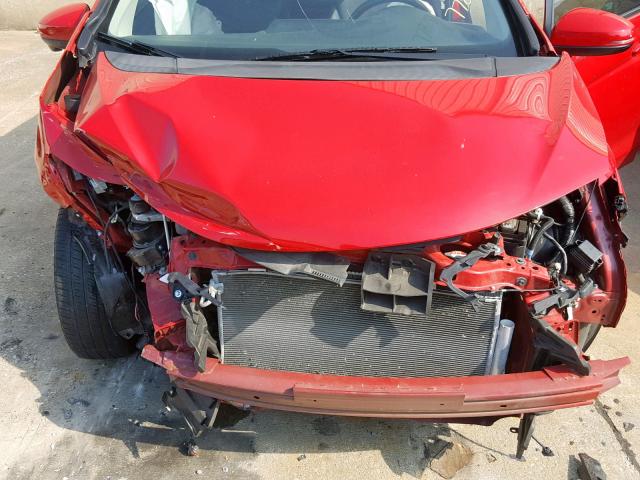 3HGGK5H87FM778299 - 2015 HONDA FIT EX RED photo 7