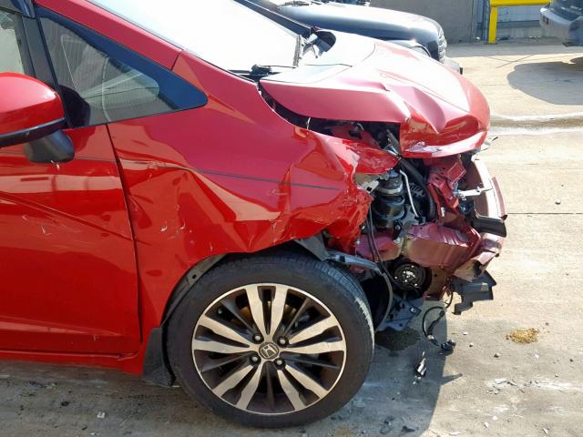 3HGGK5H87FM778299 - 2015 HONDA FIT EX RED photo 9