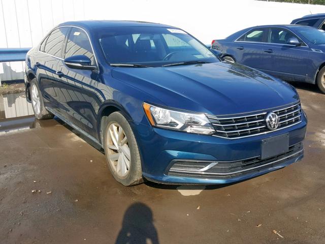 1VWBA7A38JC004544 - 2018 VOLKSWAGEN PASSAT SE BLUE photo 1