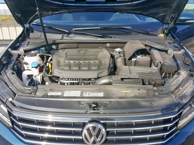 1VWBA7A38JC004544 - 2018 VOLKSWAGEN PASSAT SE BLUE photo 7