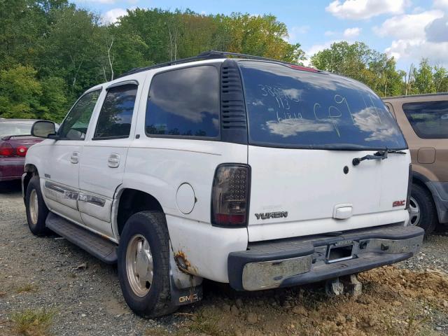 1GKEK13Z03R181170 - 2003 GMC YUKON WHITE photo 3