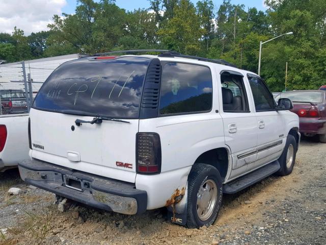 1GKEK13Z03R181170 - 2003 GMC YUKON WHITE photo 4