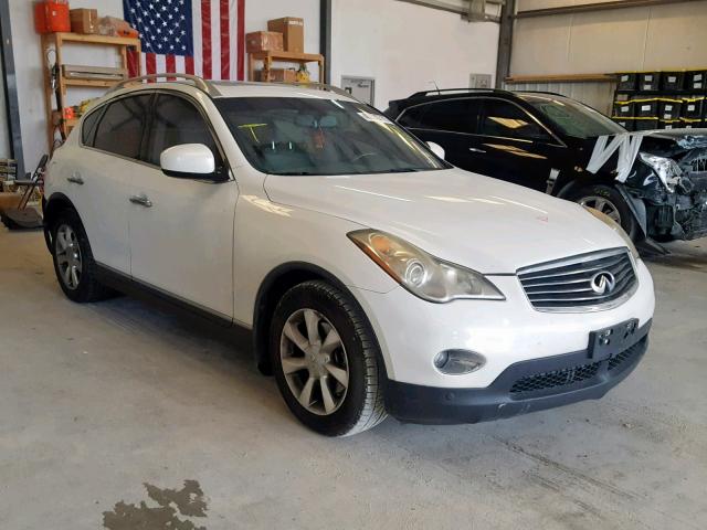 JNKAJ09EX8M305539 - 2008 INFINITI EX35 BASE WHITE photo 1