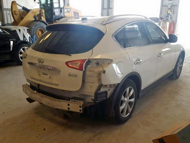 JNKAJ09EX8M305539 - 2008 INFINITI EX35 BASE WHITE photo 4