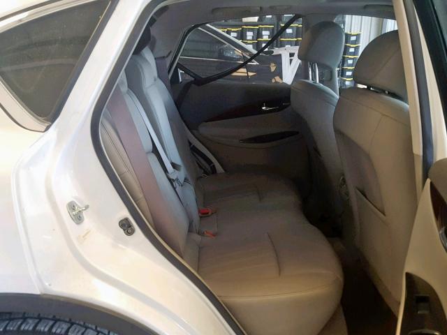 JNKAJ09EX8M305539 - 2008 INFINITI EX35 BASE WHITE photo 6