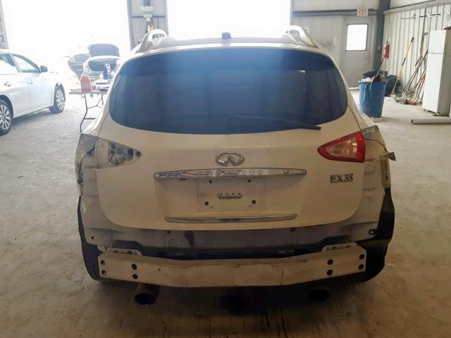 JNKAJ09EX8M305539 - 2008 INFINITI EX35 BASE WHITE photo 9